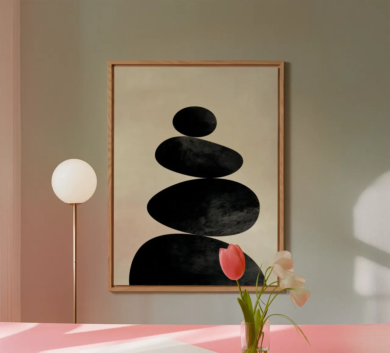Minimalist Abstract alluminio dibond da Gypsy Galleria