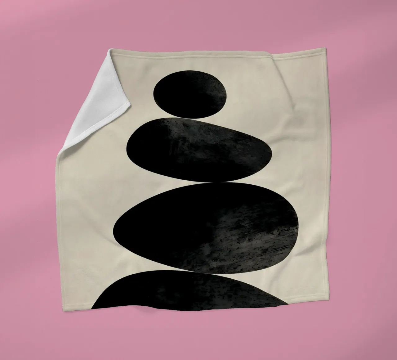 Minimalist Abstract Fleecedecke von Gypsy Galleria