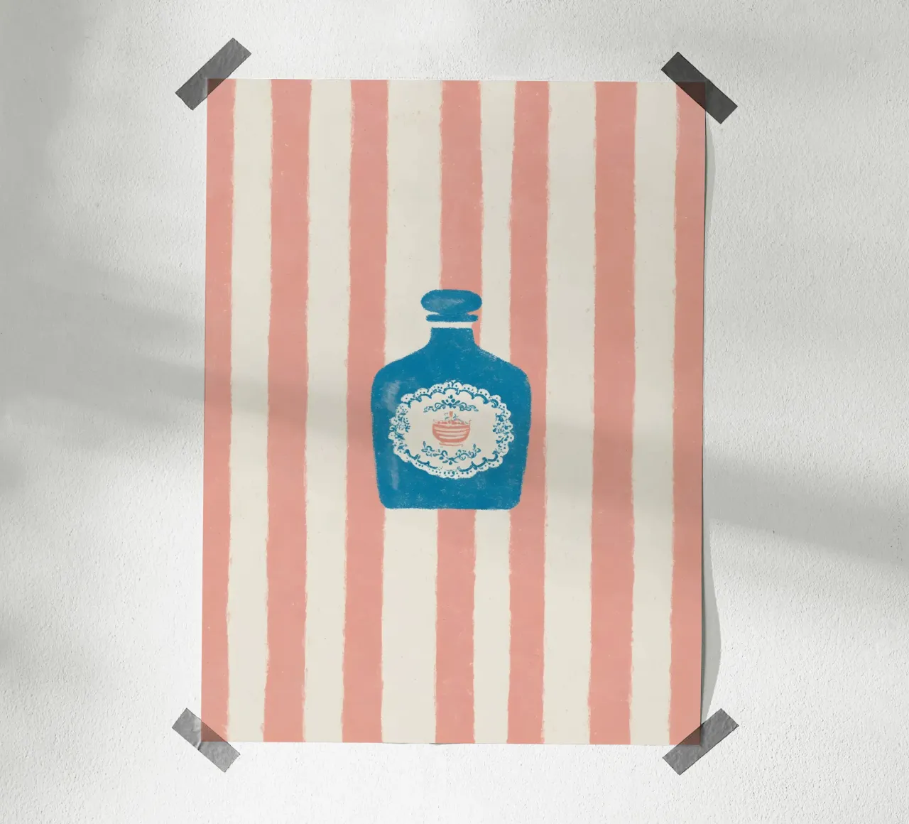 The Perfume poster con telaio in legno da Gypsy Galleria