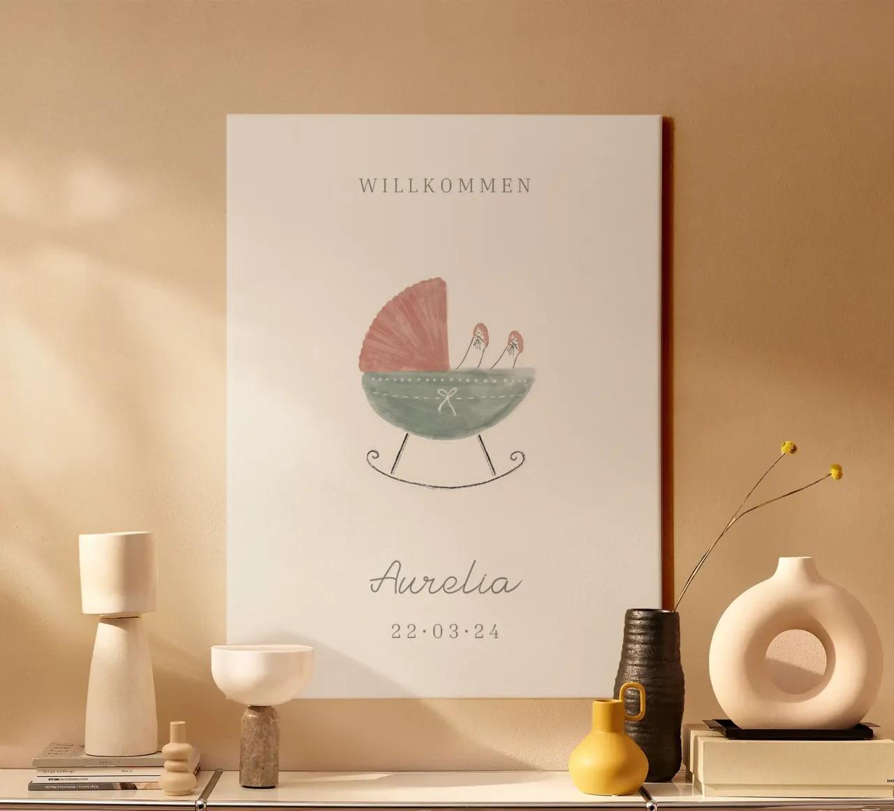 Baby cradle canvas by mymia