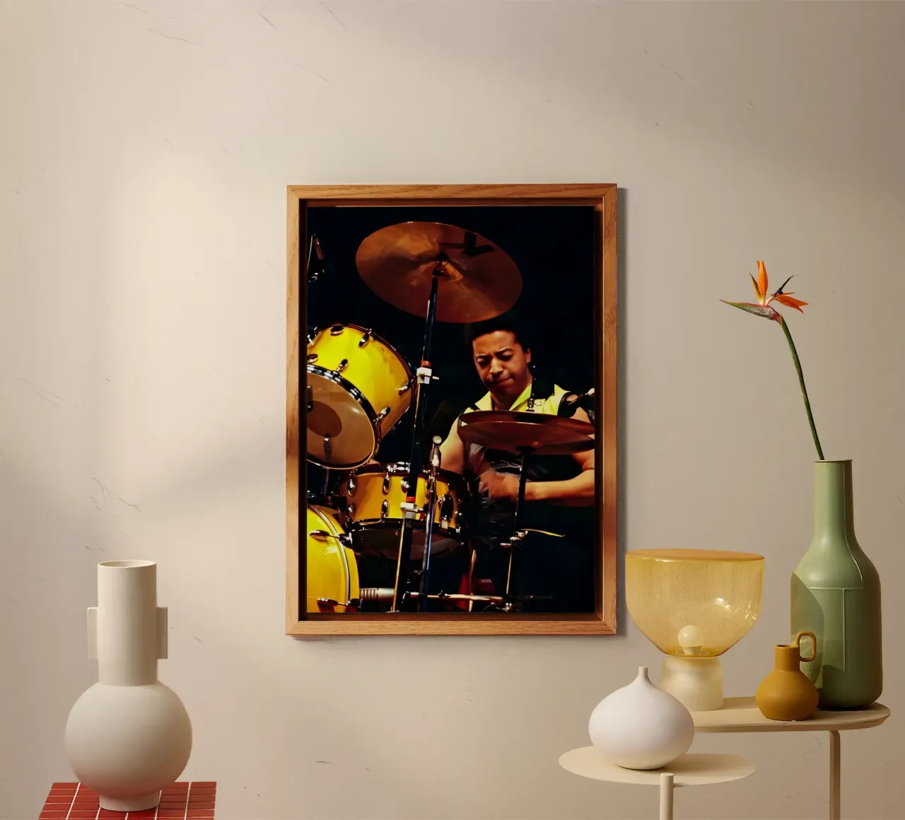 Tony Williams alluminio dibond da Low poly art