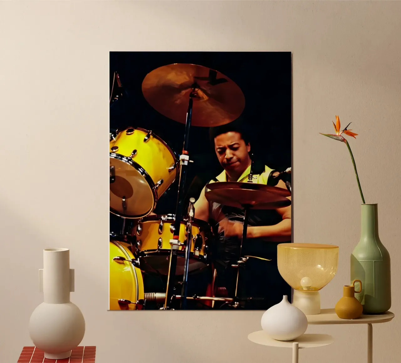 Tony Williams alluminio dibond da Low poly art