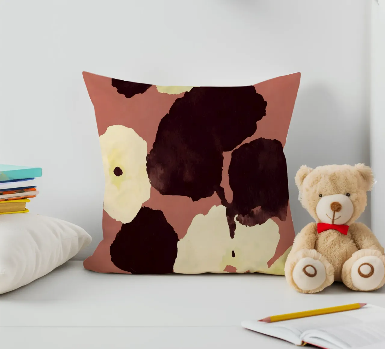 Elegant Abstract Flowers cuscino da Gypsy Galleria