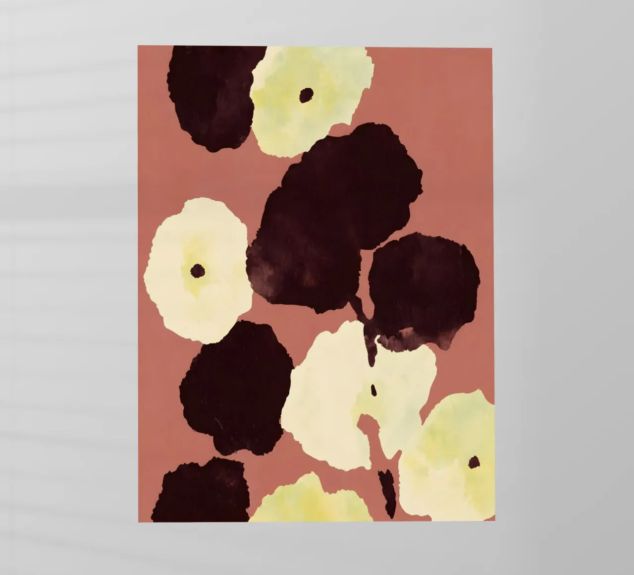 Elegant Abstract Flowers pellicola backlit da Gypsy Galleria