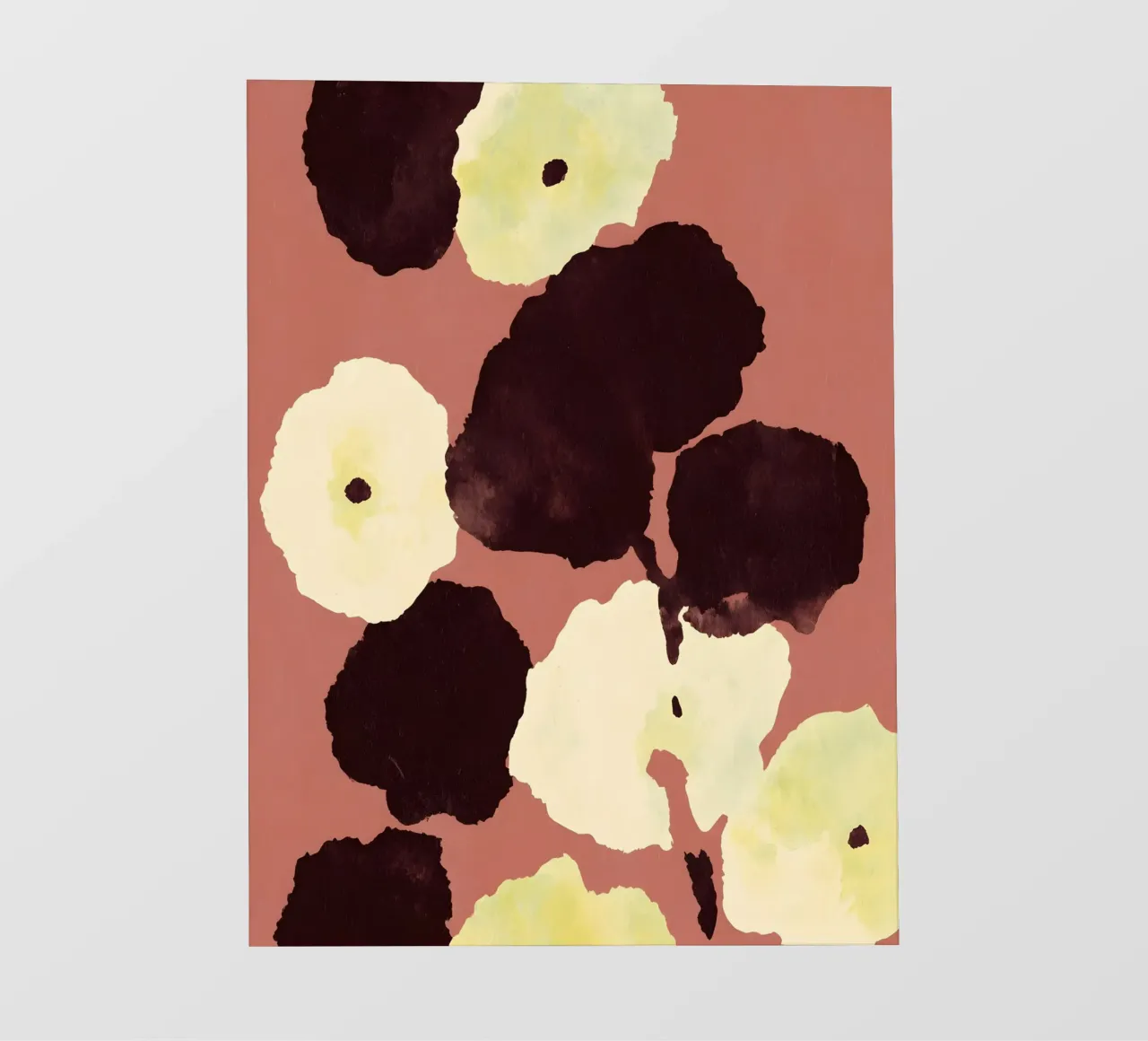Elegant Abstract Flowers pellicola backlit da Gypsy Galleria