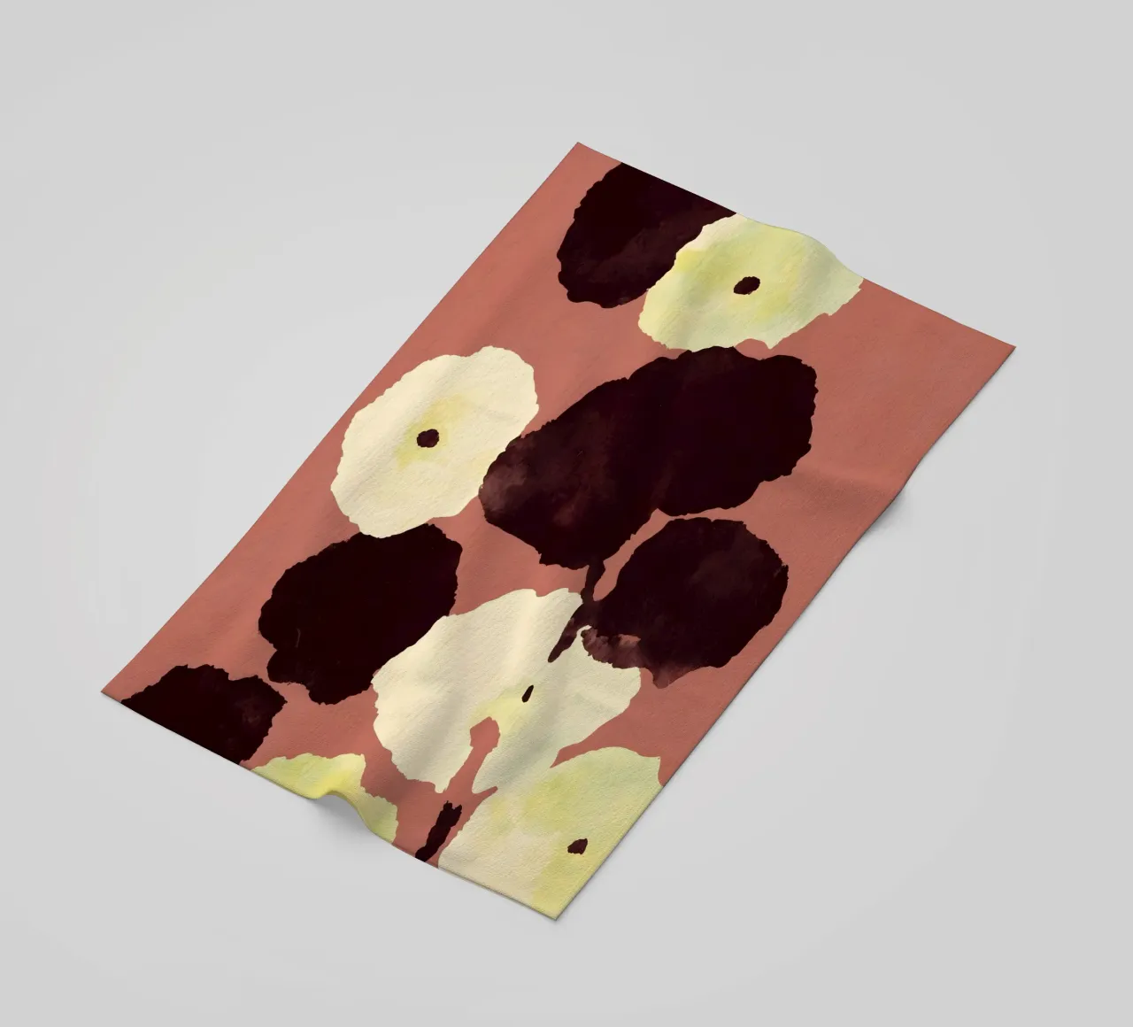 Elegant Abstract Flowers telo mare da Gypsy Galleria