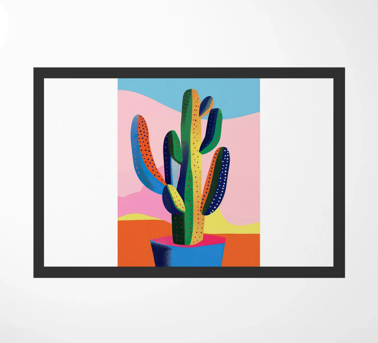 Simple Decorative Cactus zerbino da Leonard Barreiro