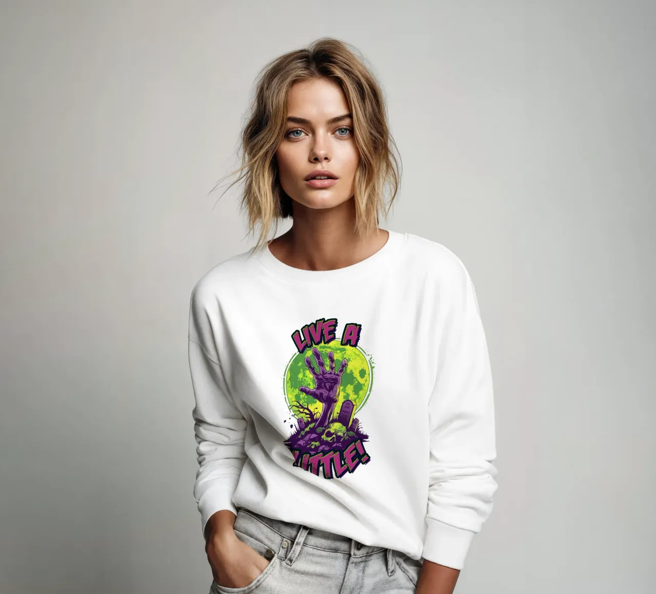 Live a Little sweatshirt van Too Graphic
