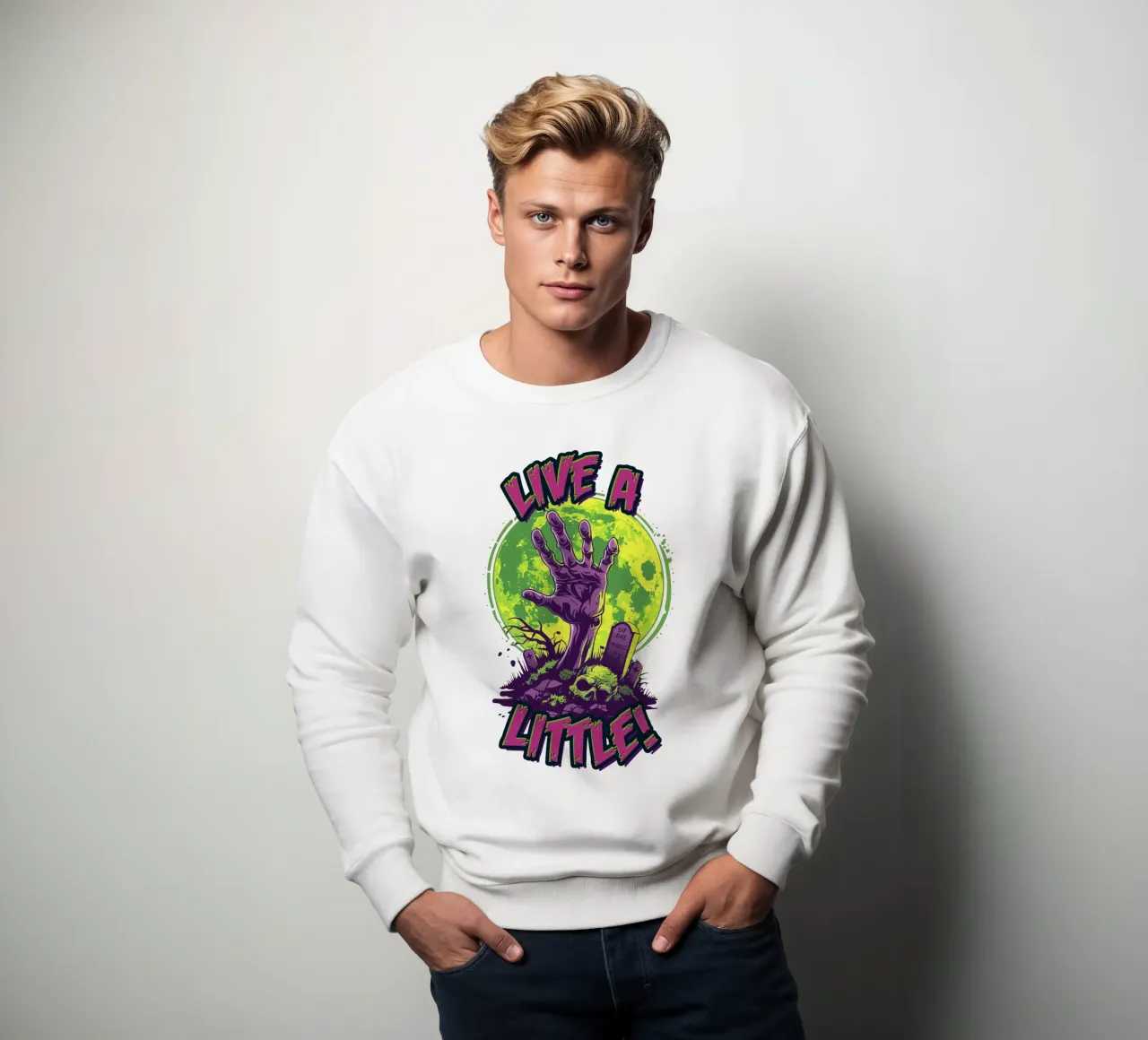 Live a Little felpa da Too Graphic