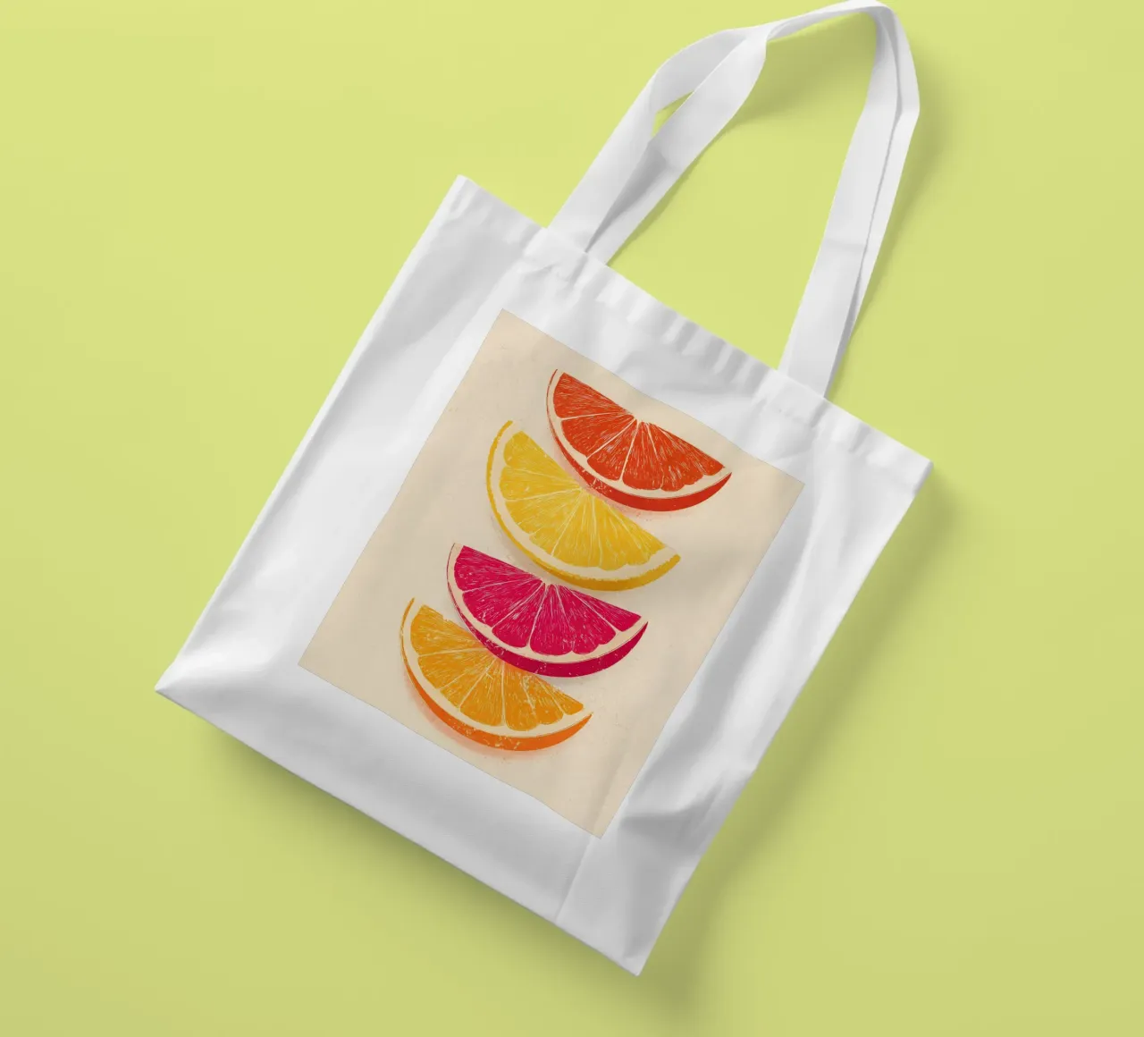 The Slices borsa in juta da Gypsy Galleria