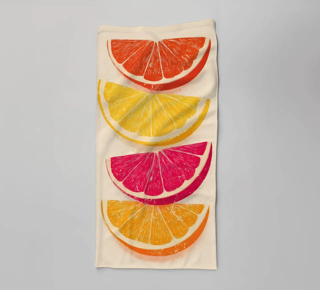 The Slices asciugamano da bagno da Gypsy Galleria