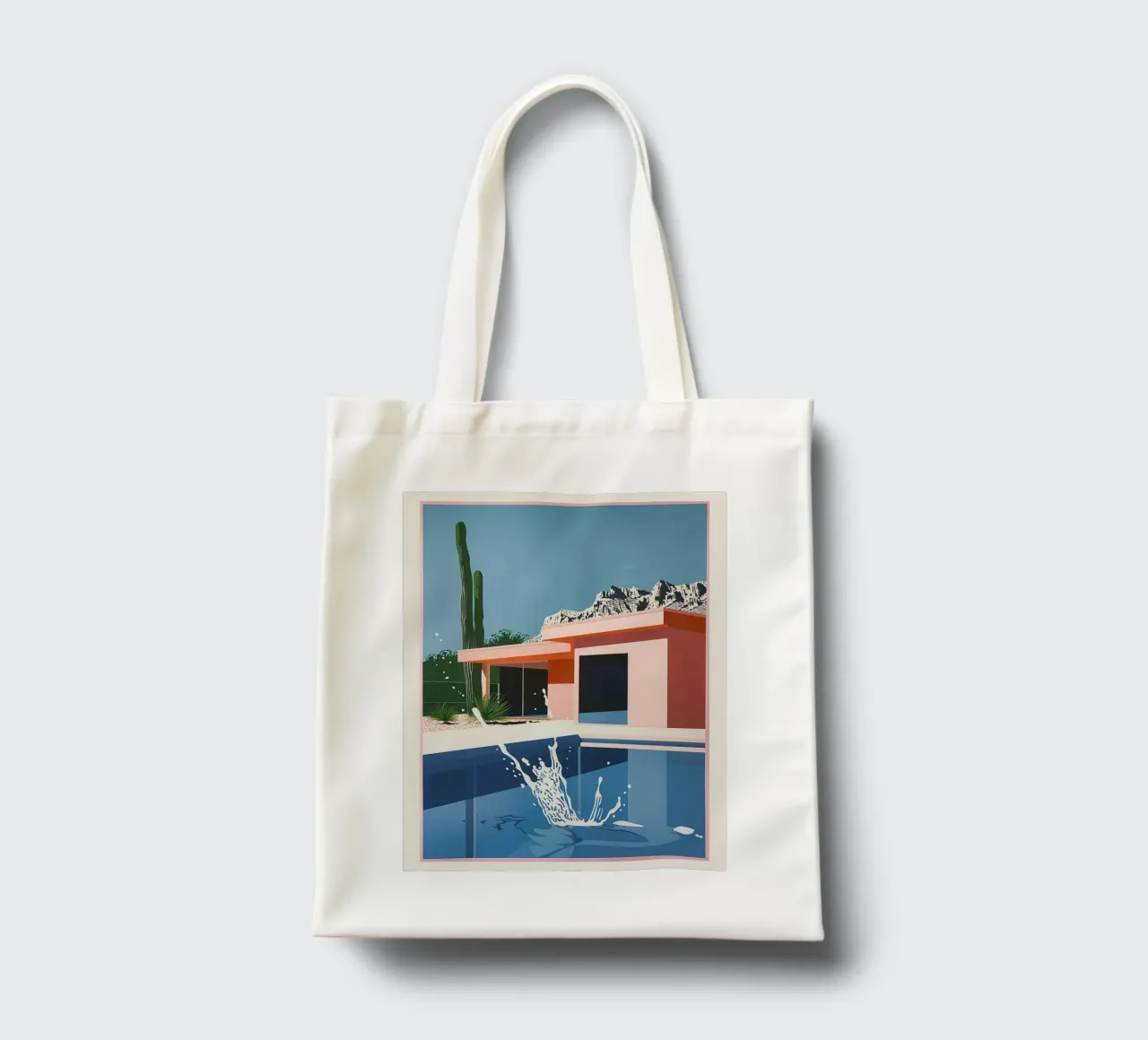 Splash in Pool borsa in juta da Leonard Barreiro