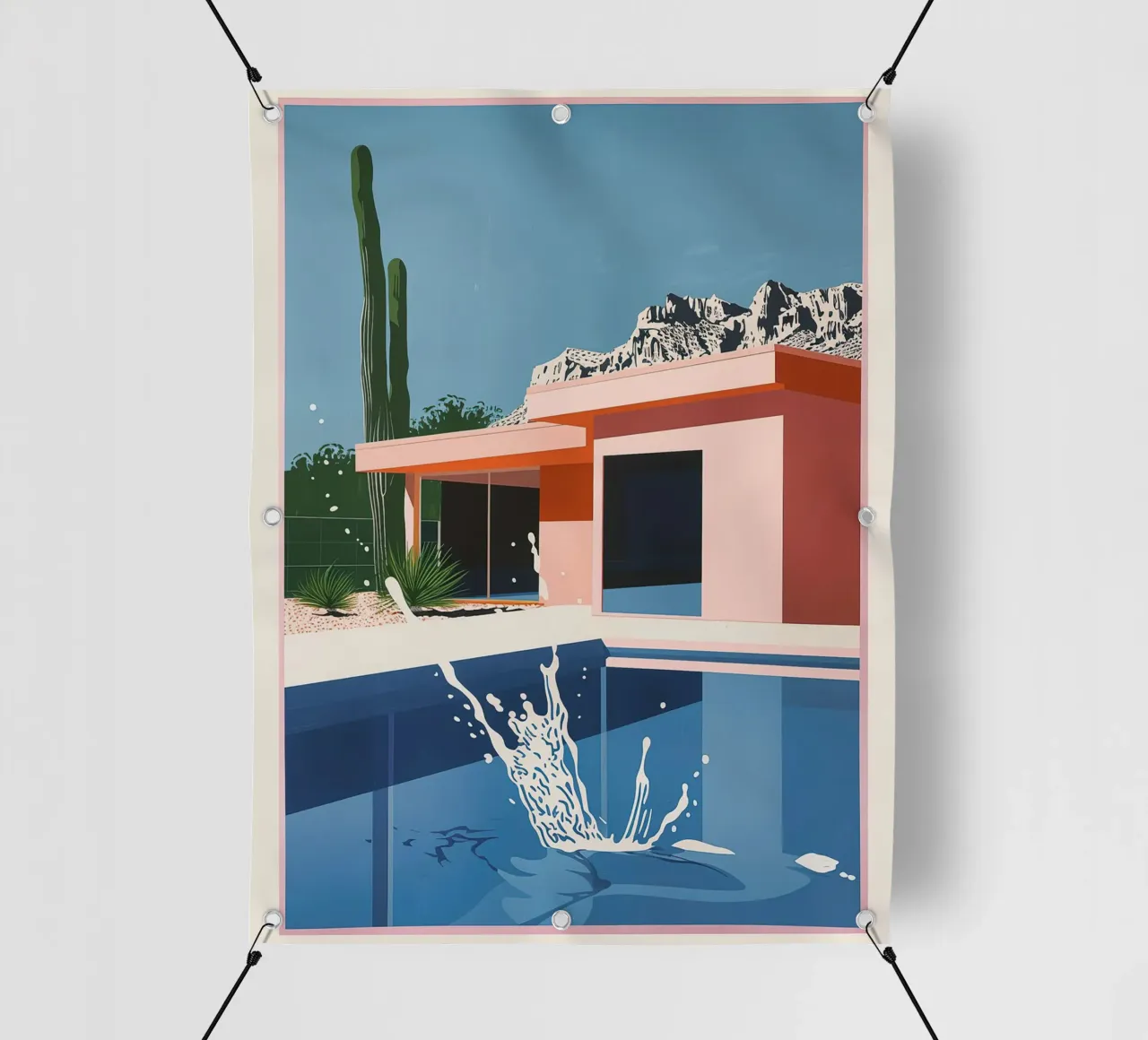 Splash in Pool telo in pvc da Leonard Barreiro