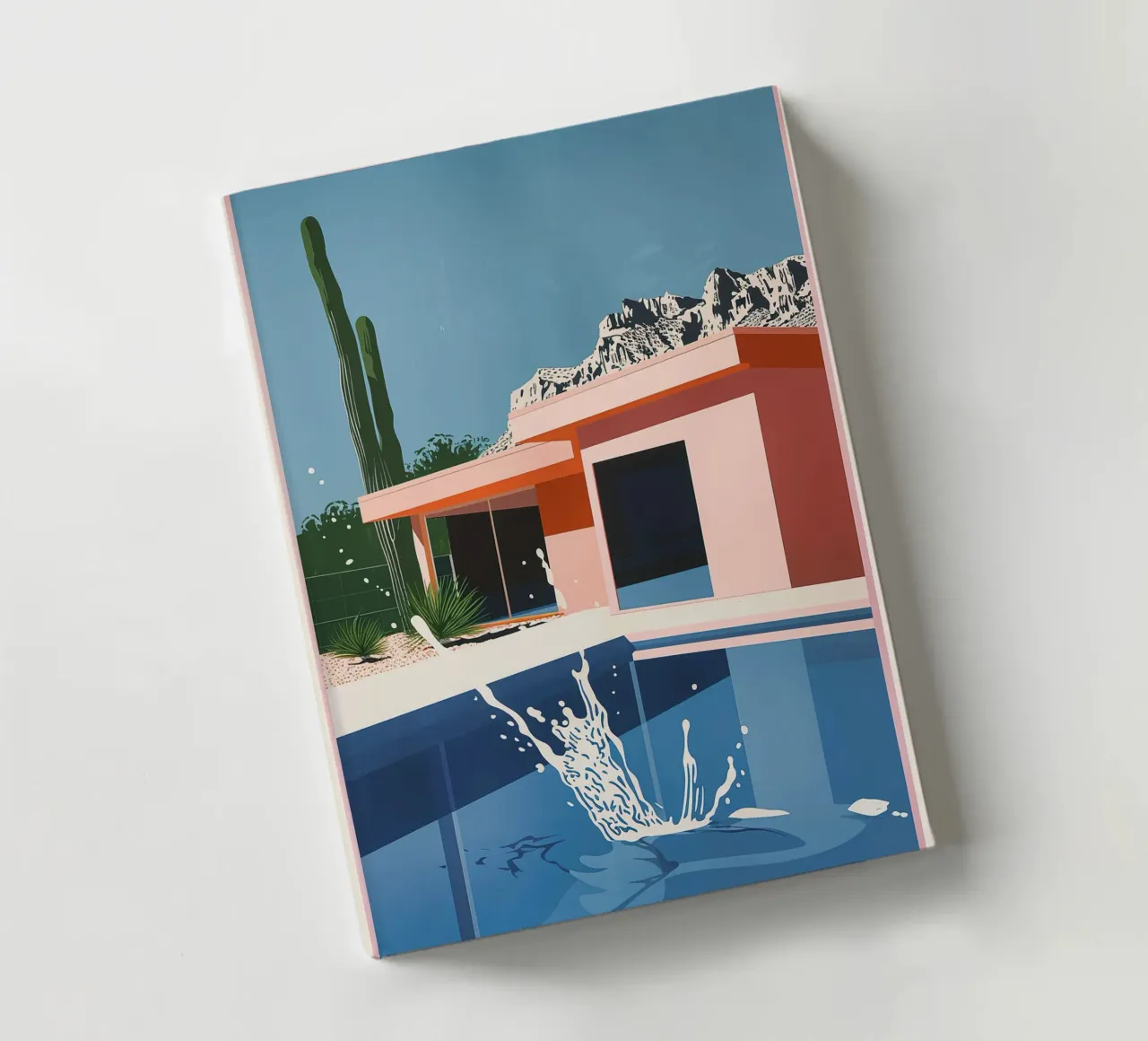 Splash in Pool notebook by Leonard Barreiro
