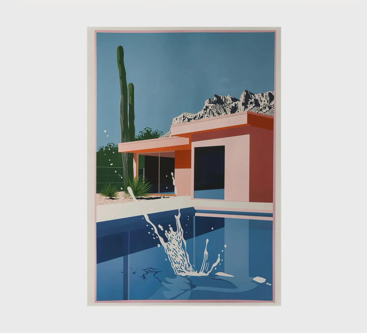 Splash in Pool notebook by Leonard Barreiro