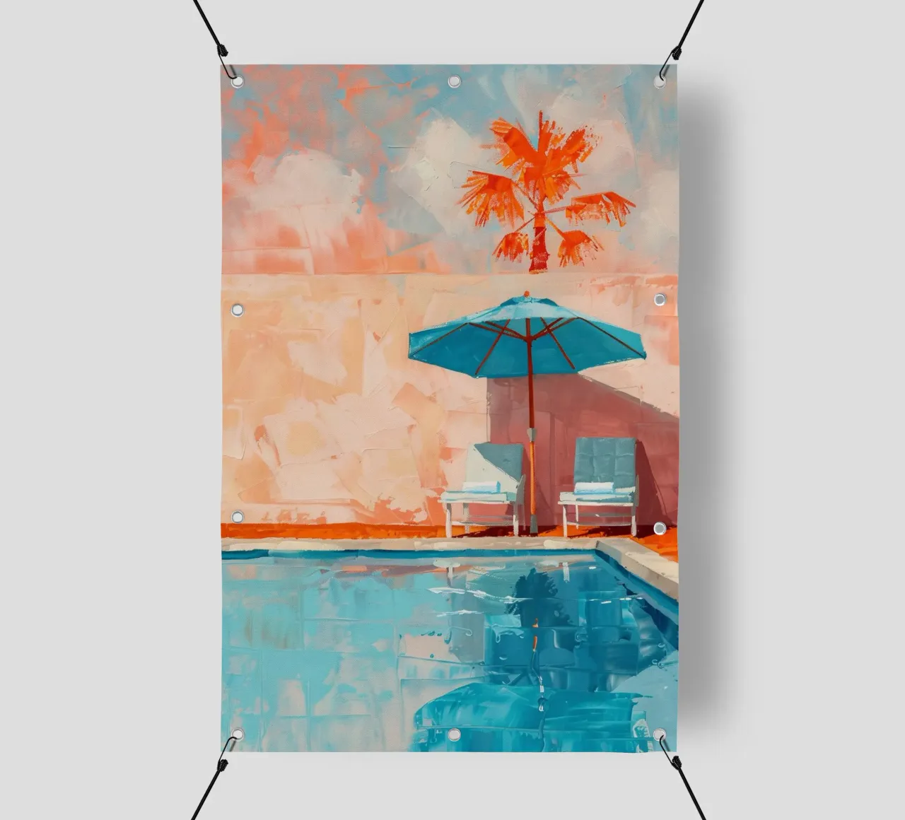 Sunset Serenity telo in pvc da Mosaic Dialogue