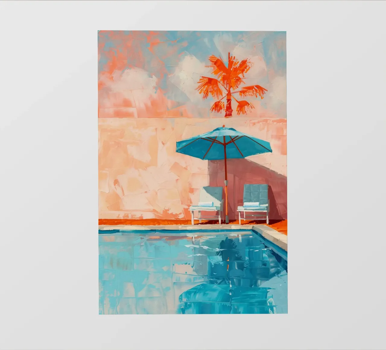 Sunset Serenity telo in pvc da Mosaic Dialogue