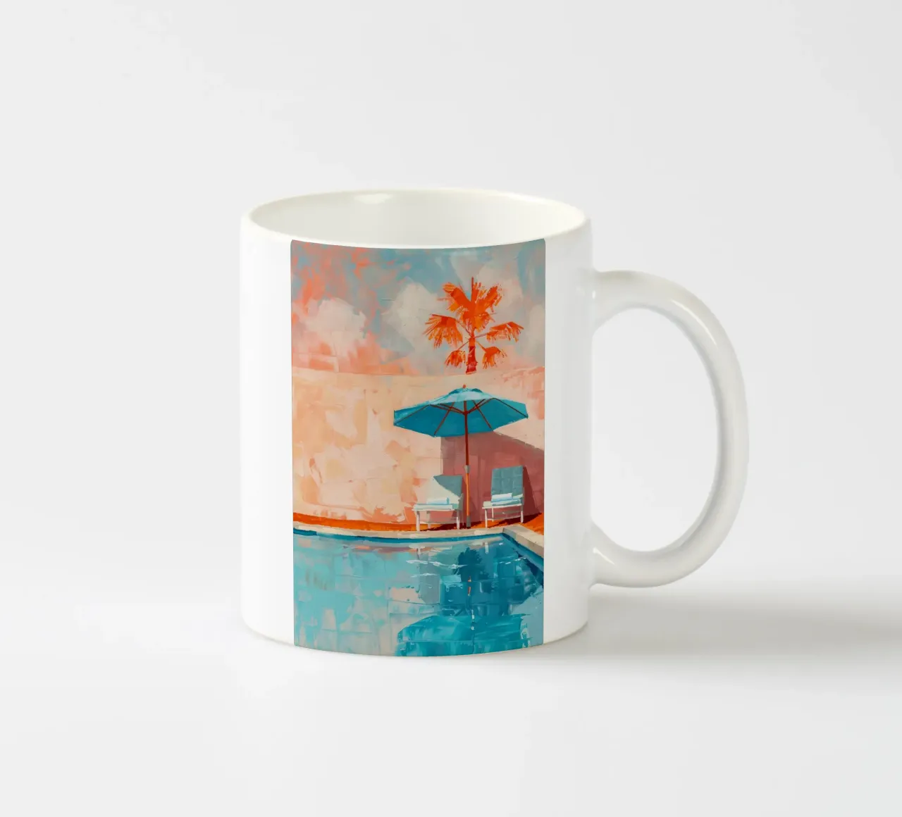 Sunset Serenity tazza in ceramica da Mosaic Dialogue