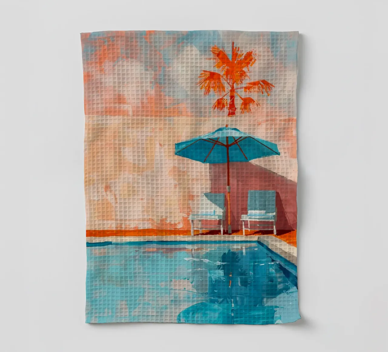 Sunset Serenity canovaccio da cucina da Mosaic Dialogue