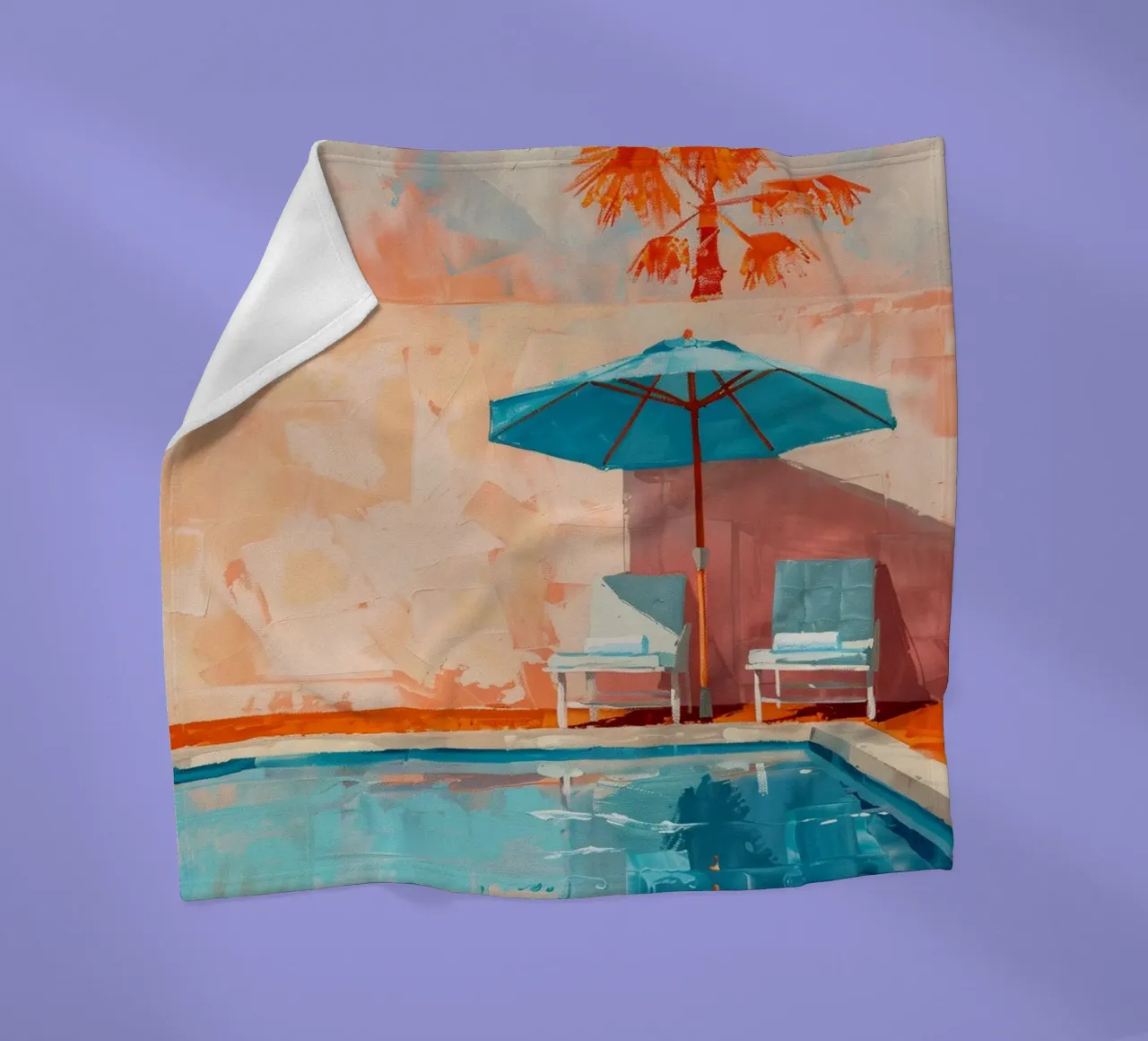 Sunset Serenity coperta in pile da Mosaic Dialogue