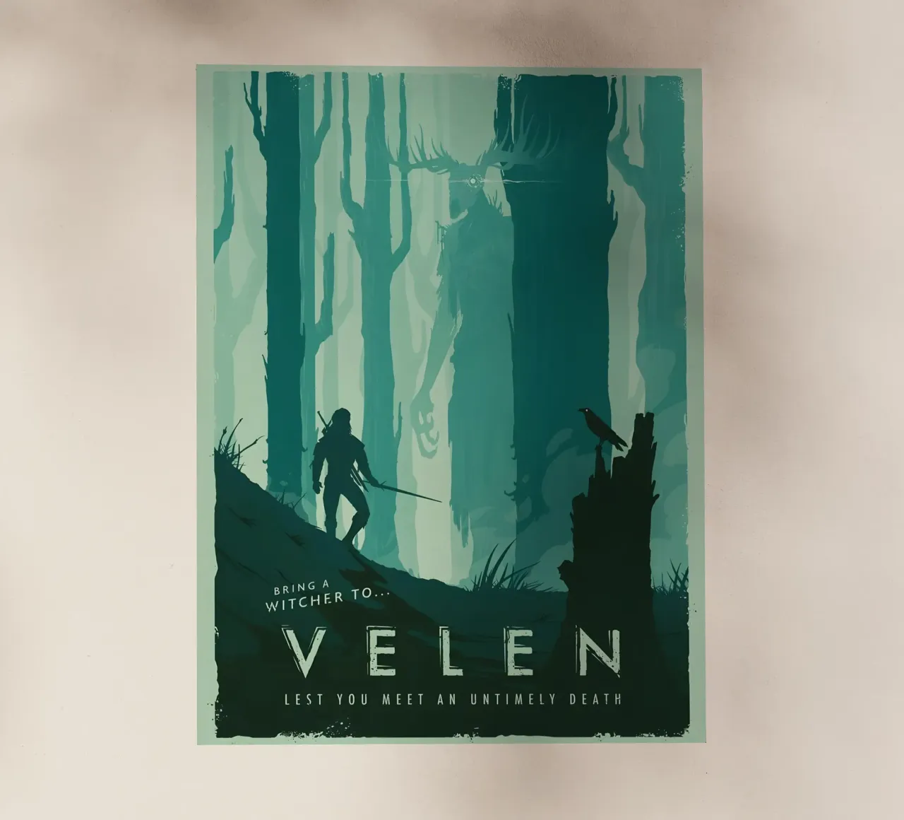 Bring A Witcher To Velen pellicola backlit da Robert Hoff