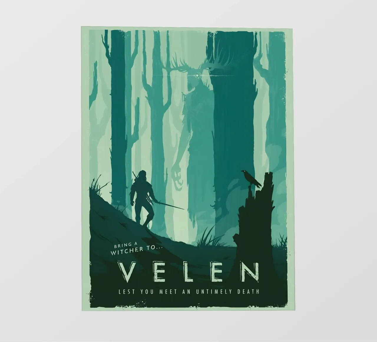 Bring A Witcher To Velen pellicola backlit da Robert Hoff