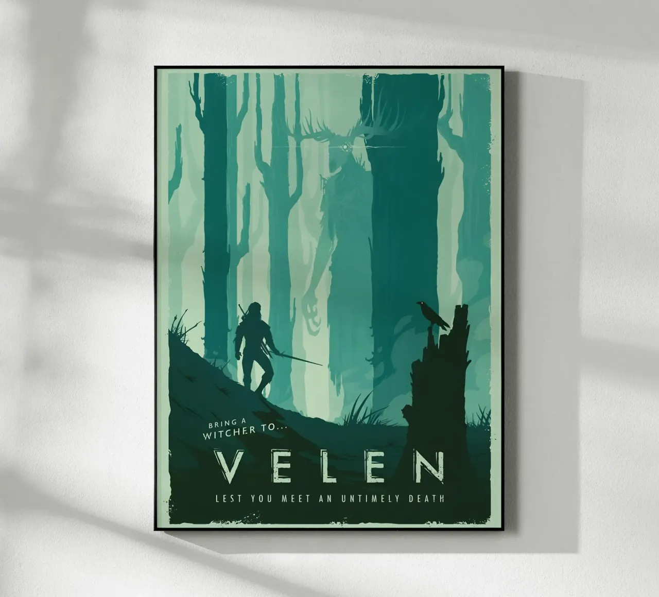 Bring A Witcher To Velen plexiglass da Robert Hoff