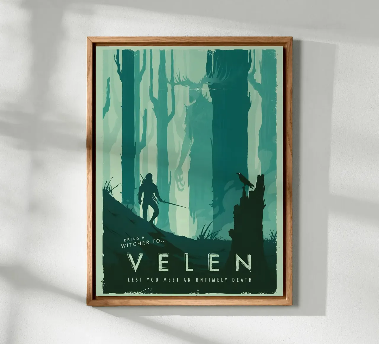 Bring A Witcher To Velen alluminio dibond da Robert Hoff