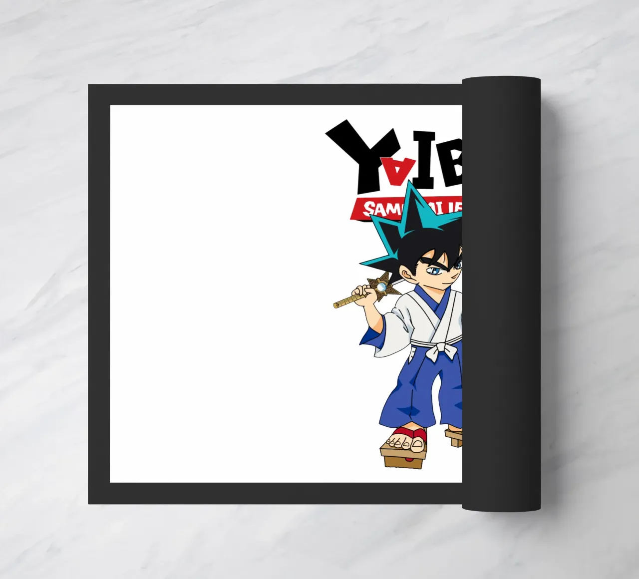 Combattente - Yaiba Kurogane zerbino da https://www.juniqe.com/uk/shop/Henndraws