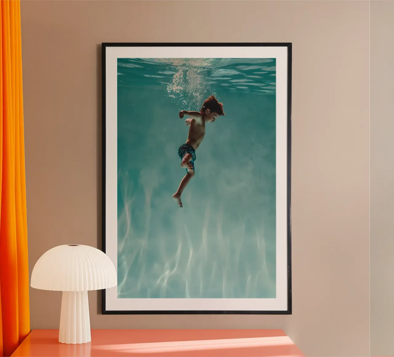 Splash of Youth poster con telaio in plastica da lieblu
