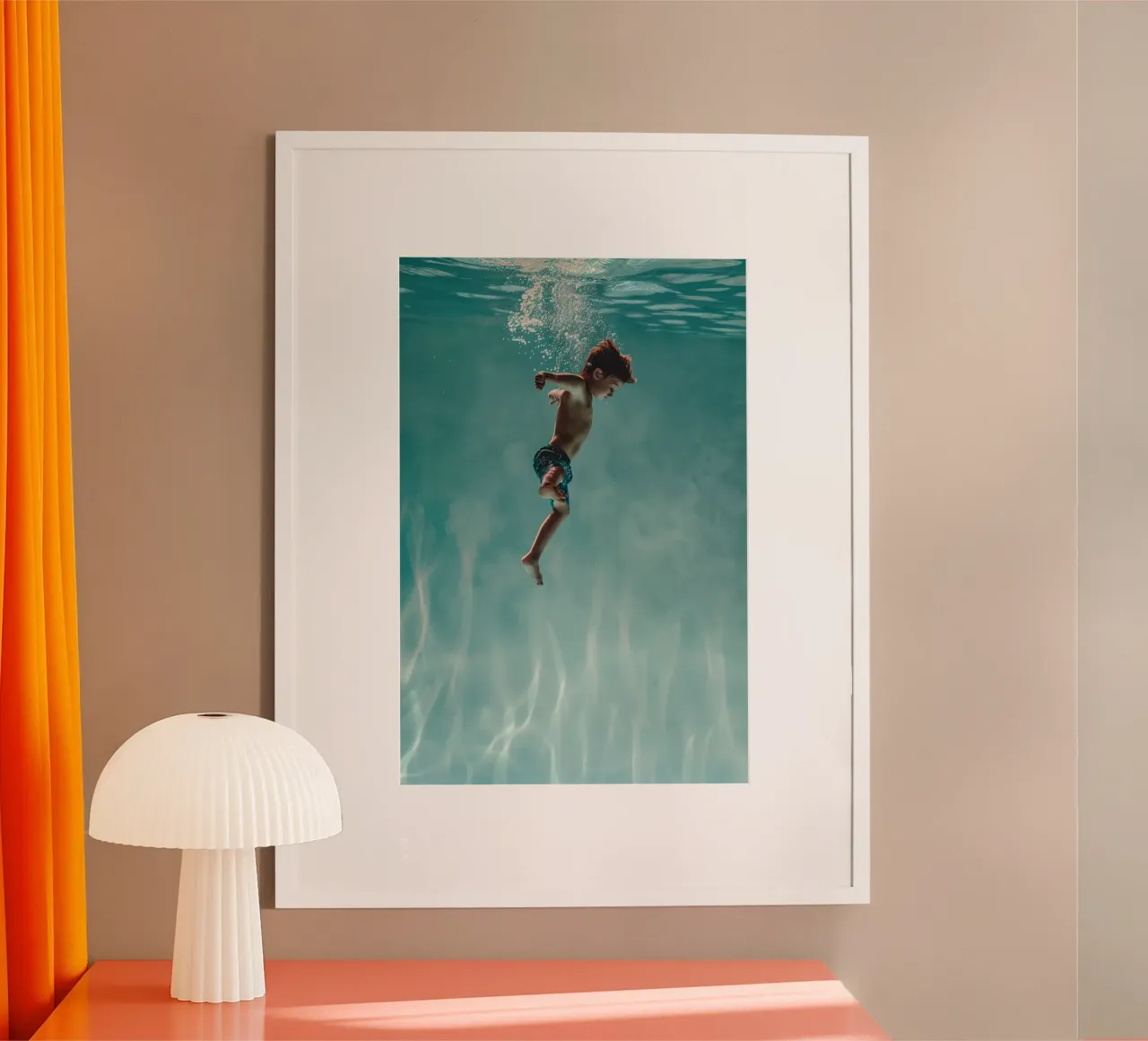 Splash of Youth poster con telaio in plastica da lieblu