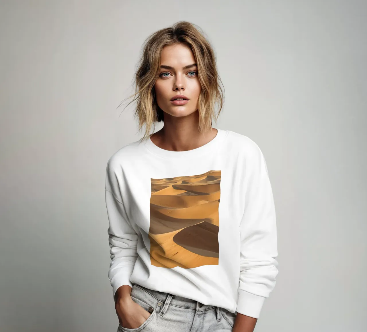 Paesaggio delle dune di sabbia felpa da DesignDoodle