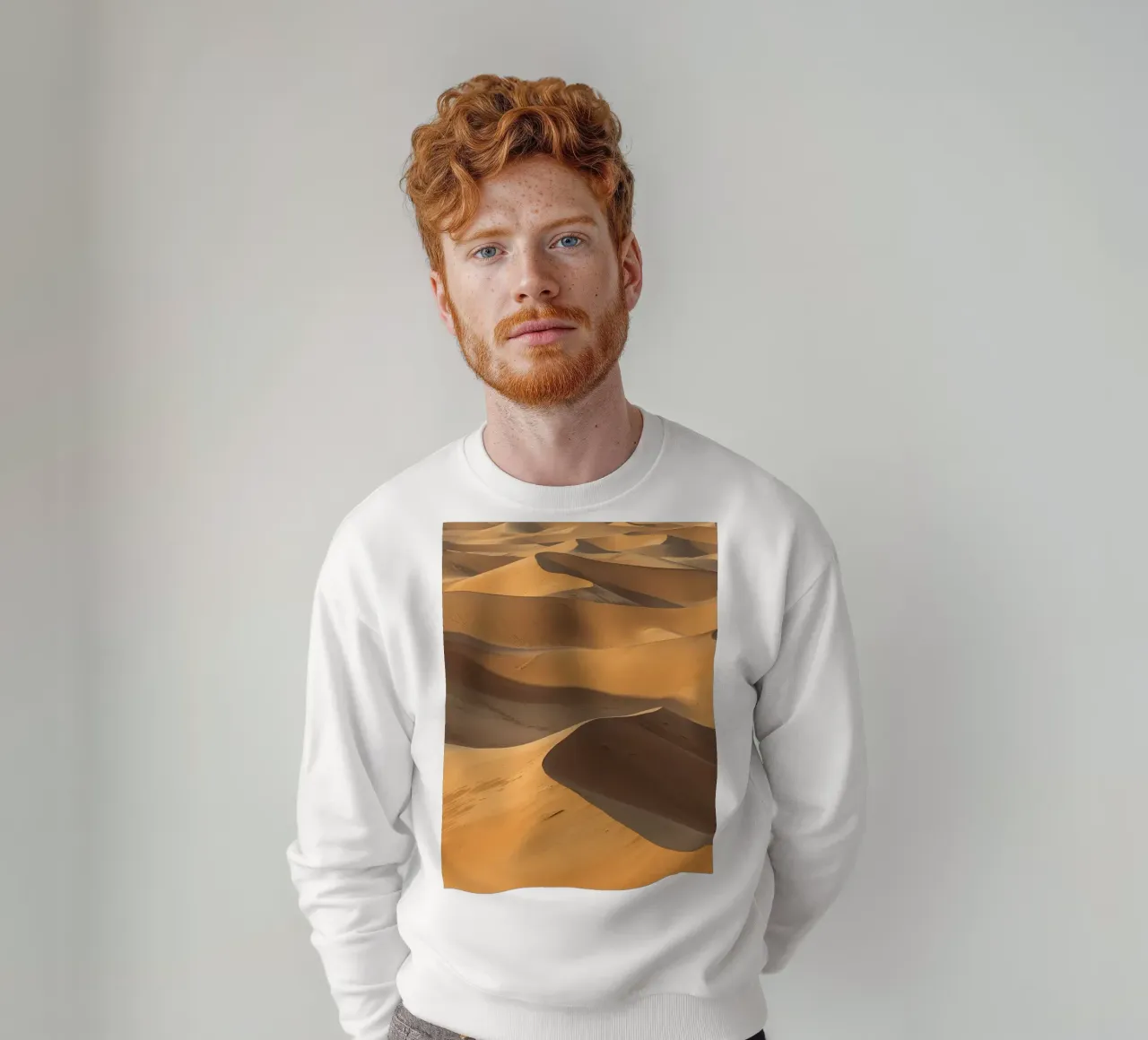 Paesaggio delle dune di sabbia felpa da DesignDoodle