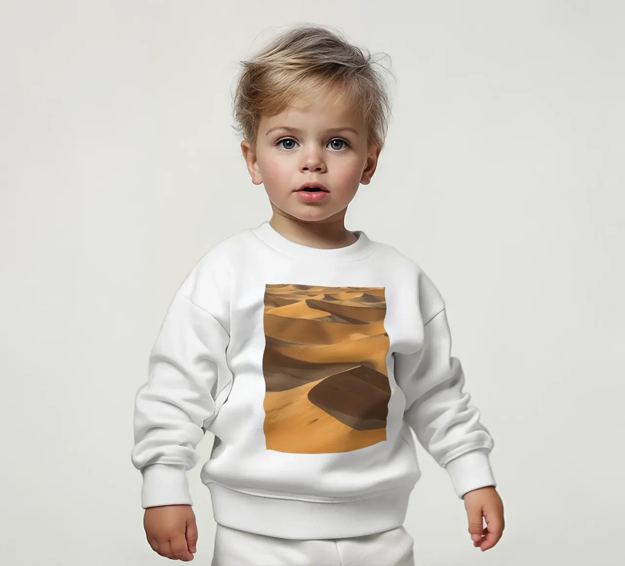 Paesaggio delle dune di sabbia felpa neonato da DesignDoodle
