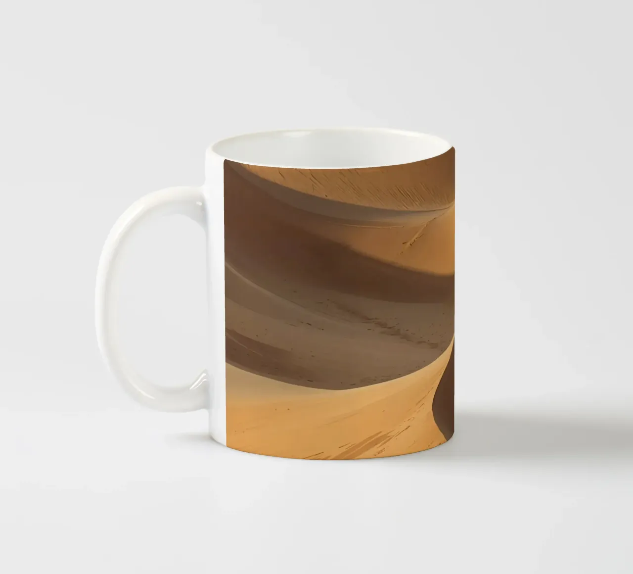 Paesaggio delle dune di sabbia tazza in ceramica da DesignDoodle
