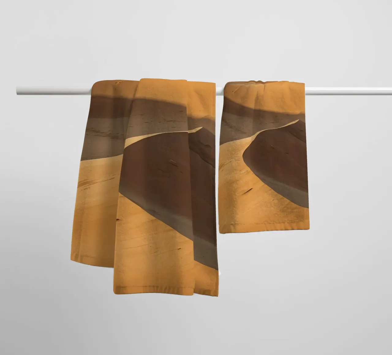 Paesaggio delle dune di sabbia asciugamano da bagno da DesignDoodle