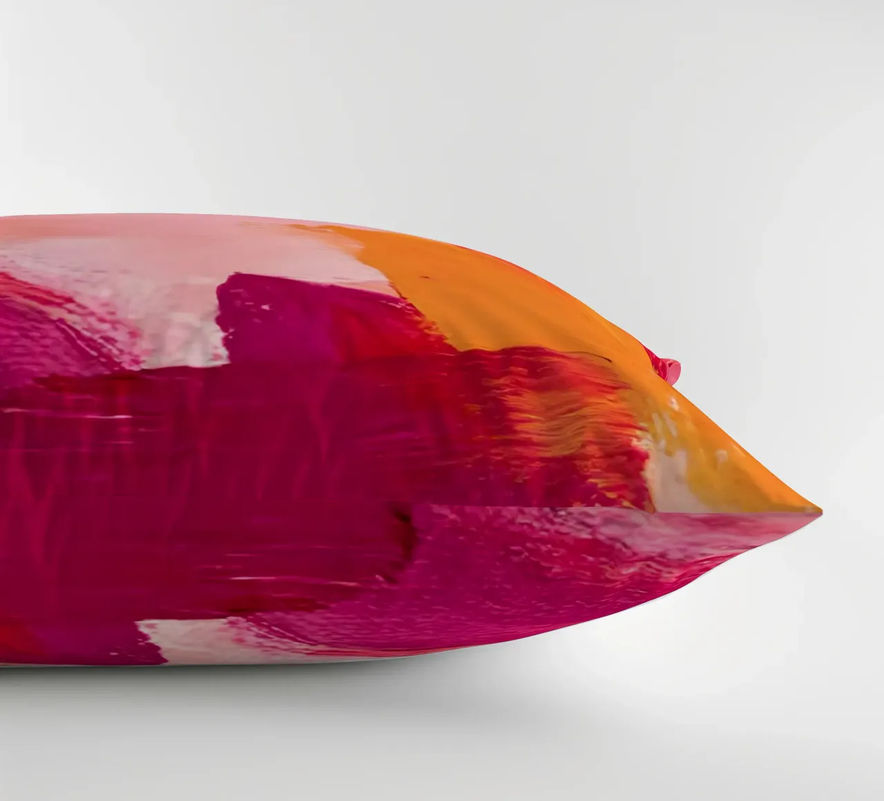 Pink and Orange Abstract cuscino da Gypsy Galleria