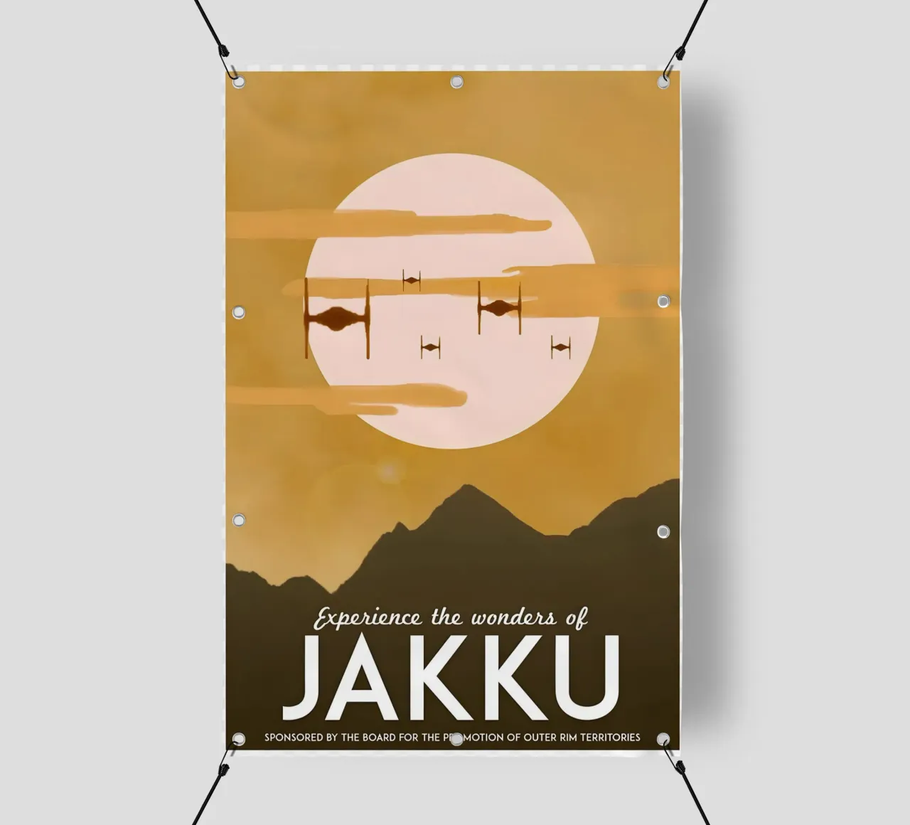 Experience The Wonders Of Jakku telo in pvc da Robert Hoff