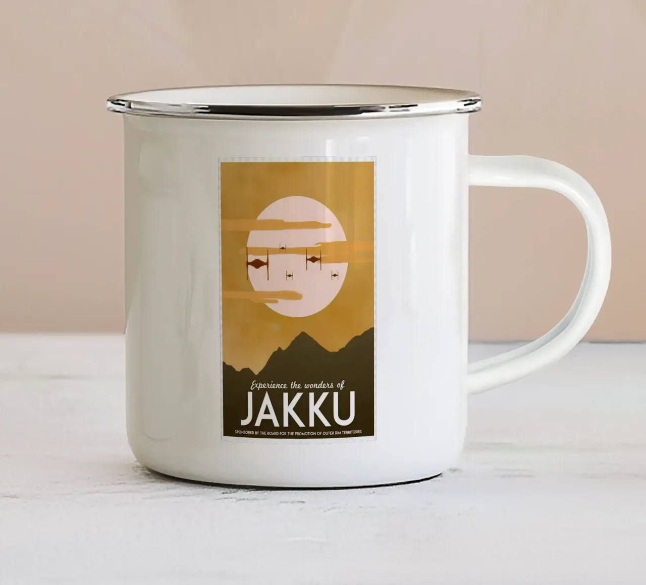 Experience The Wonders Of Jakku tazza in smalto da Robert Hoff