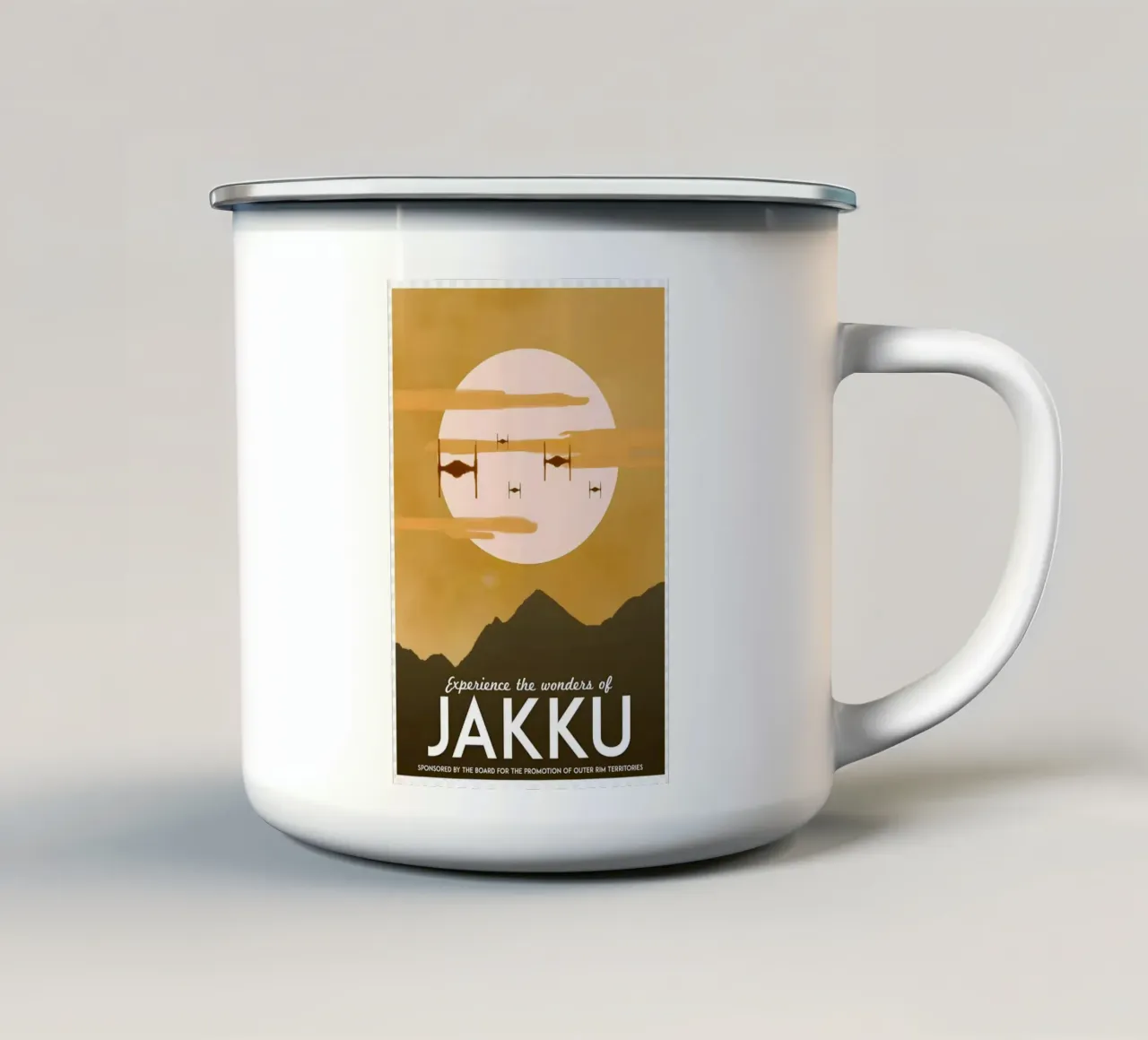 Experience The Wonders Of Jakku tazza in smalto da Robert Hoff