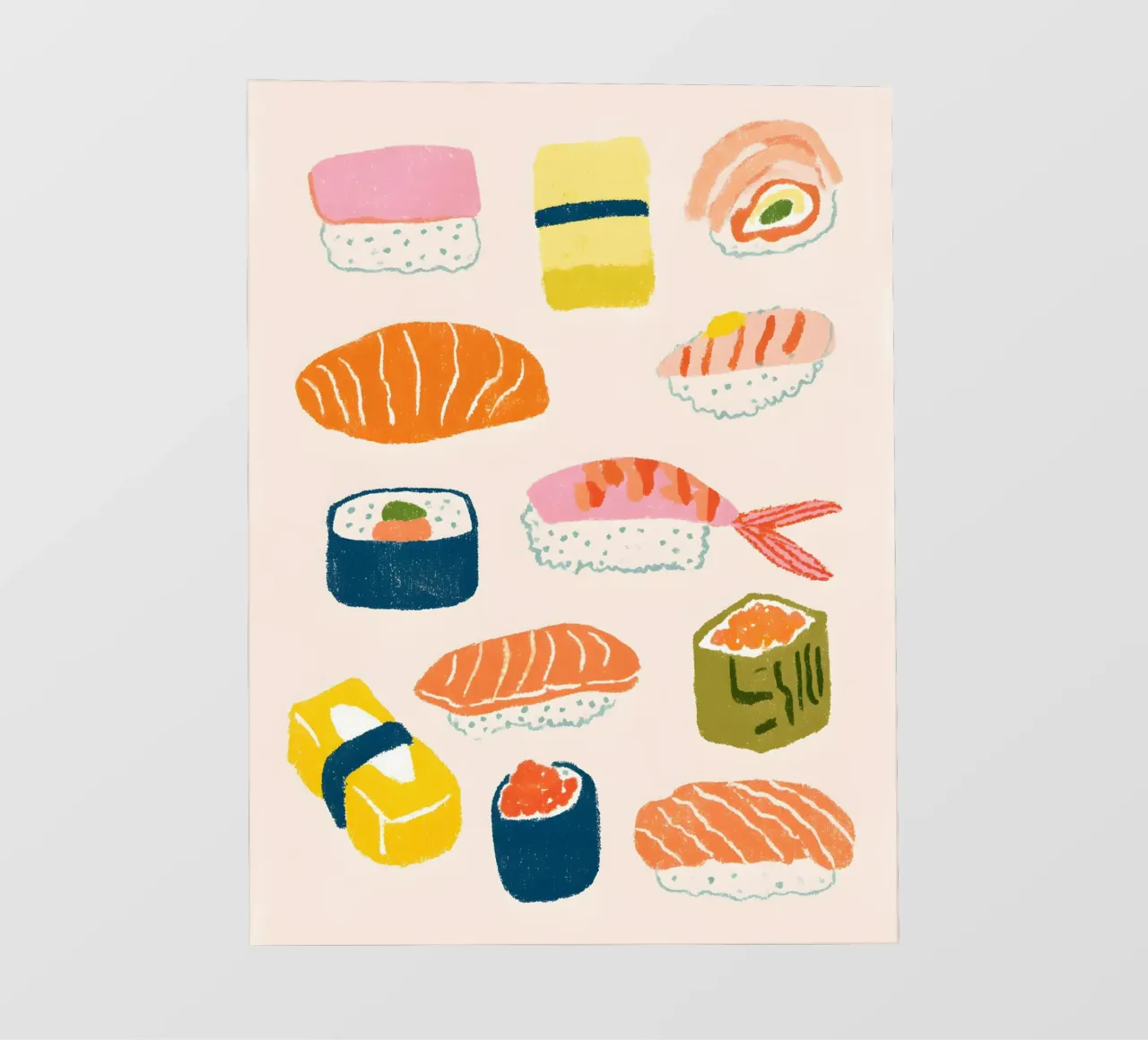 The Sushi Collection pellicola backlit da Gypsy Galleria