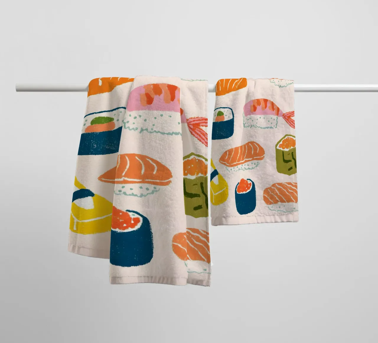 The Sushi Collection towel by Gypsy Galleria