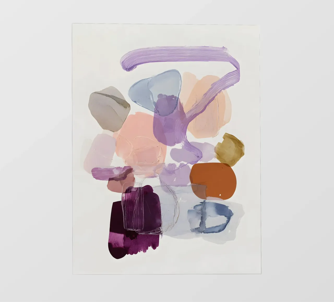 Elegant Purple Forms telo in pvc da Gypsy Galleria