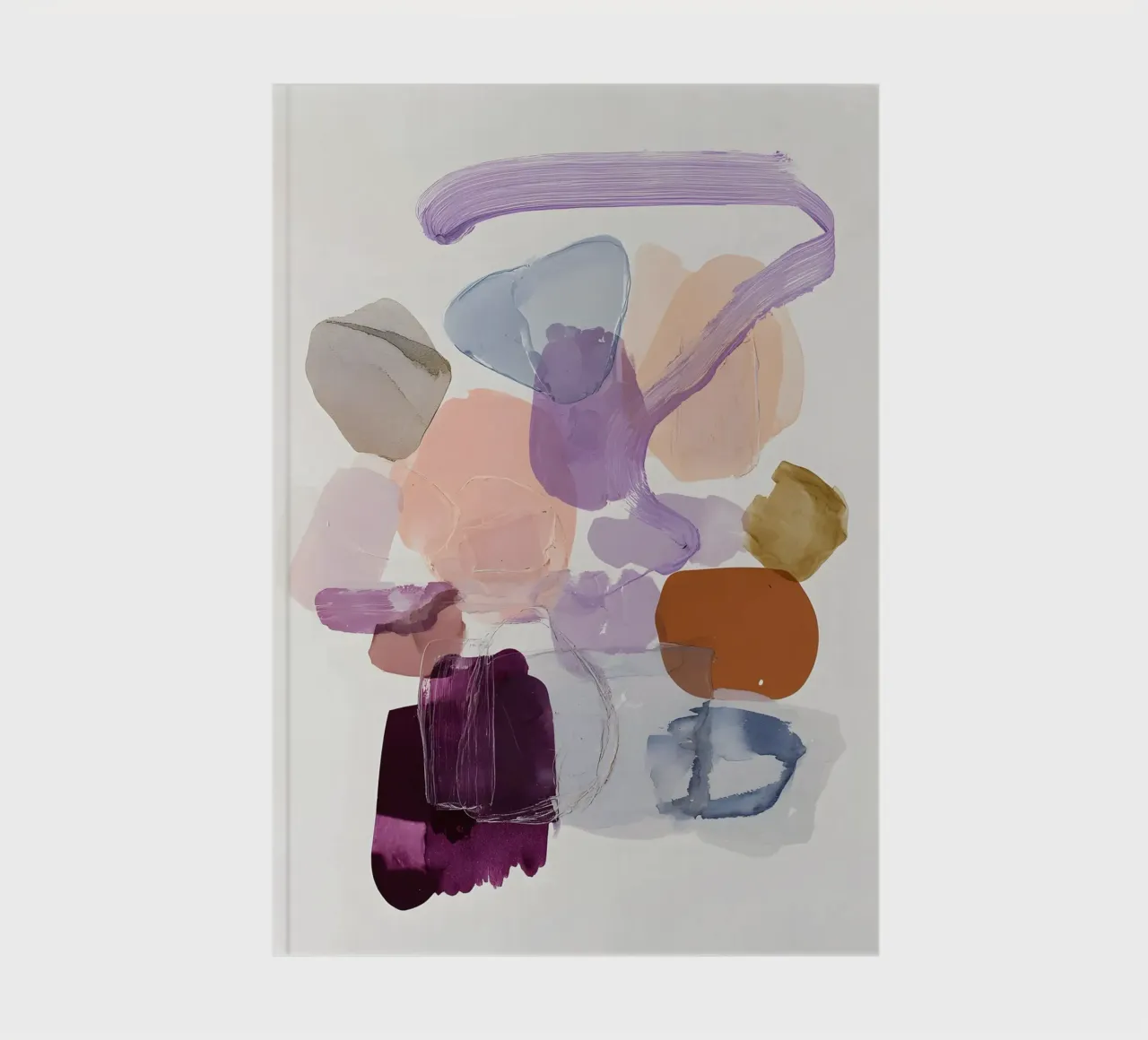 Elegant Purple Forms notebook by Gypsy Galleria