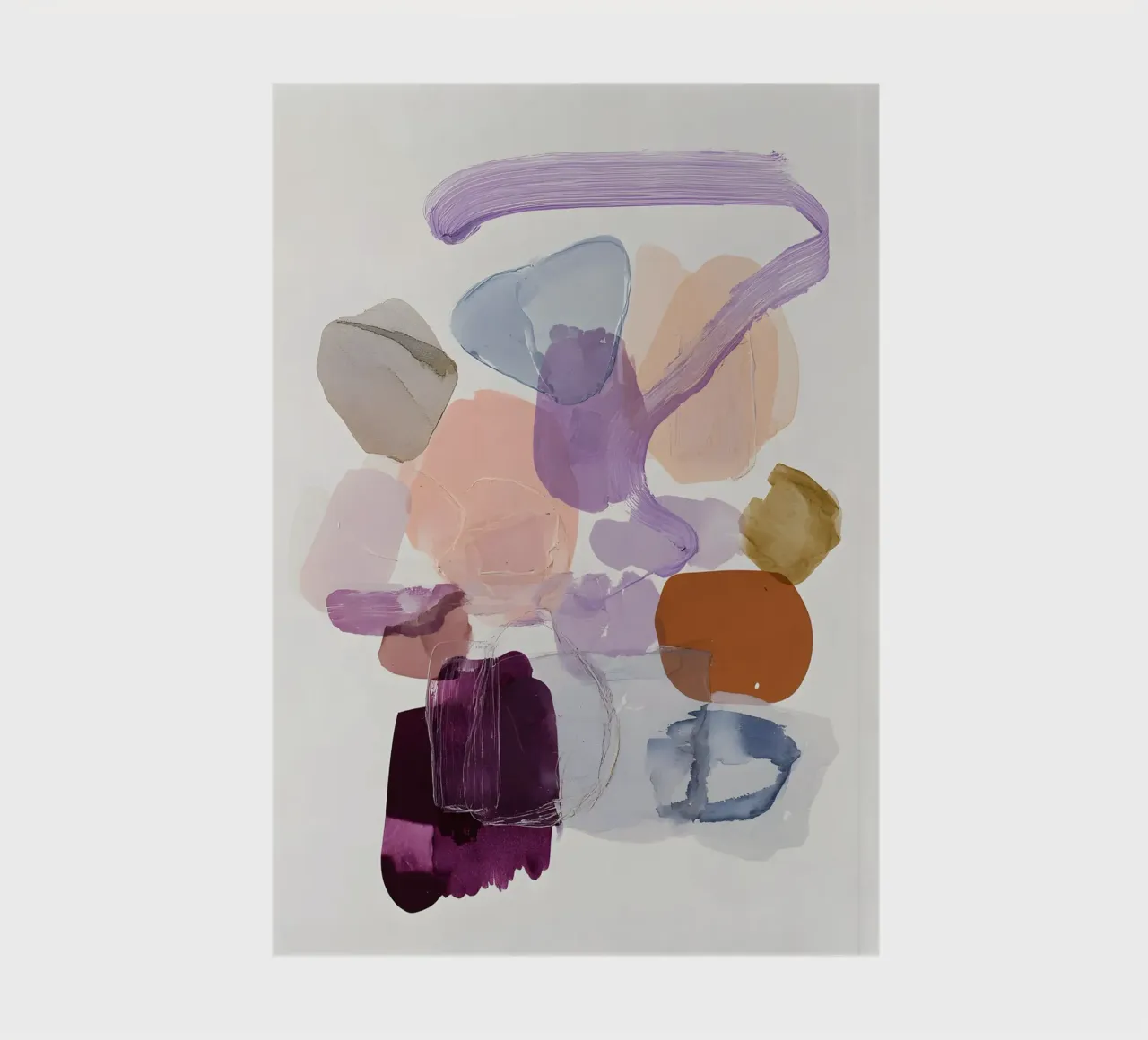 Elegant Purple Forms notebook by Gypsy Galleria
