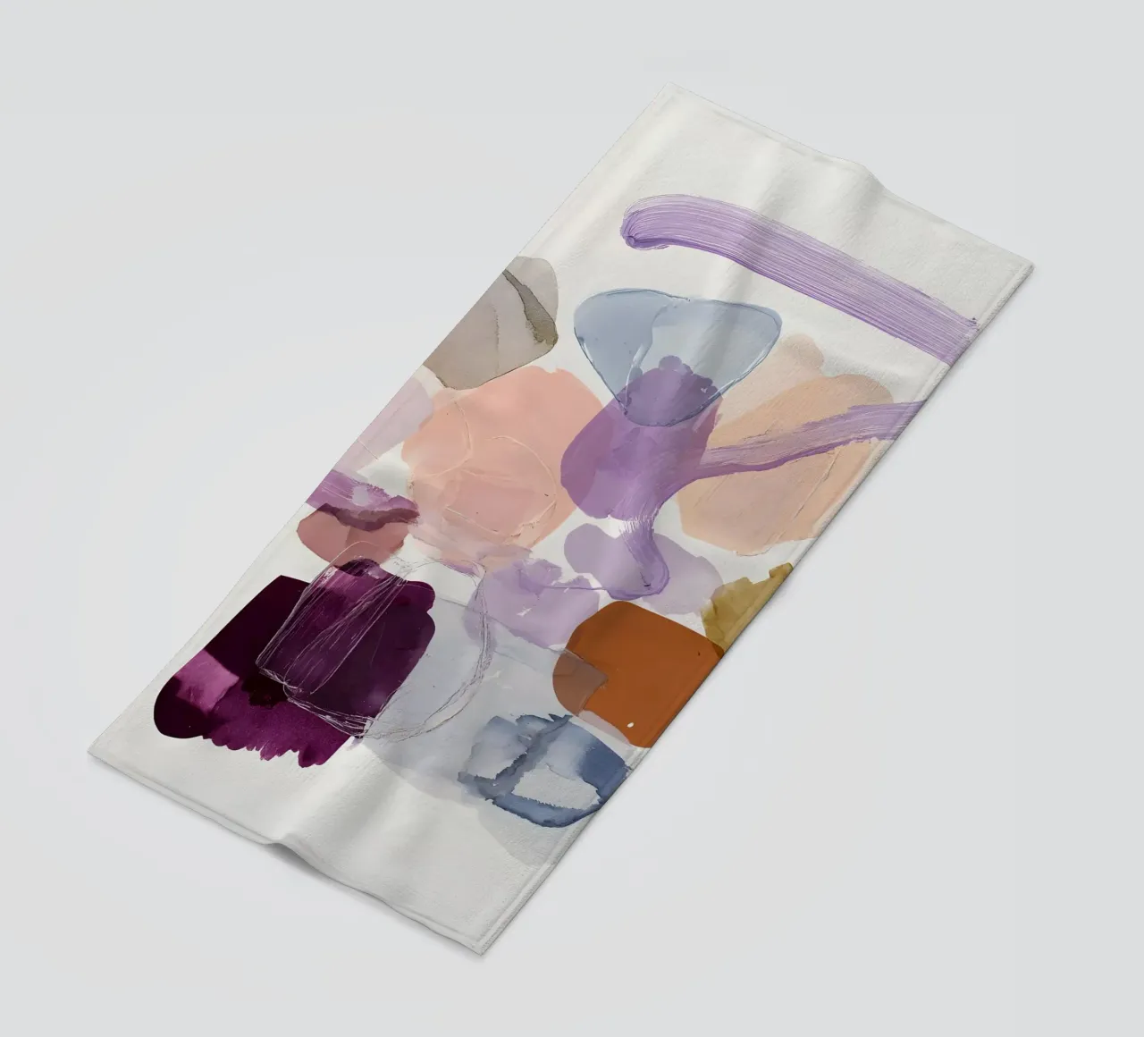 Elegant Purple Forms telo mare da Gypsy Galleria