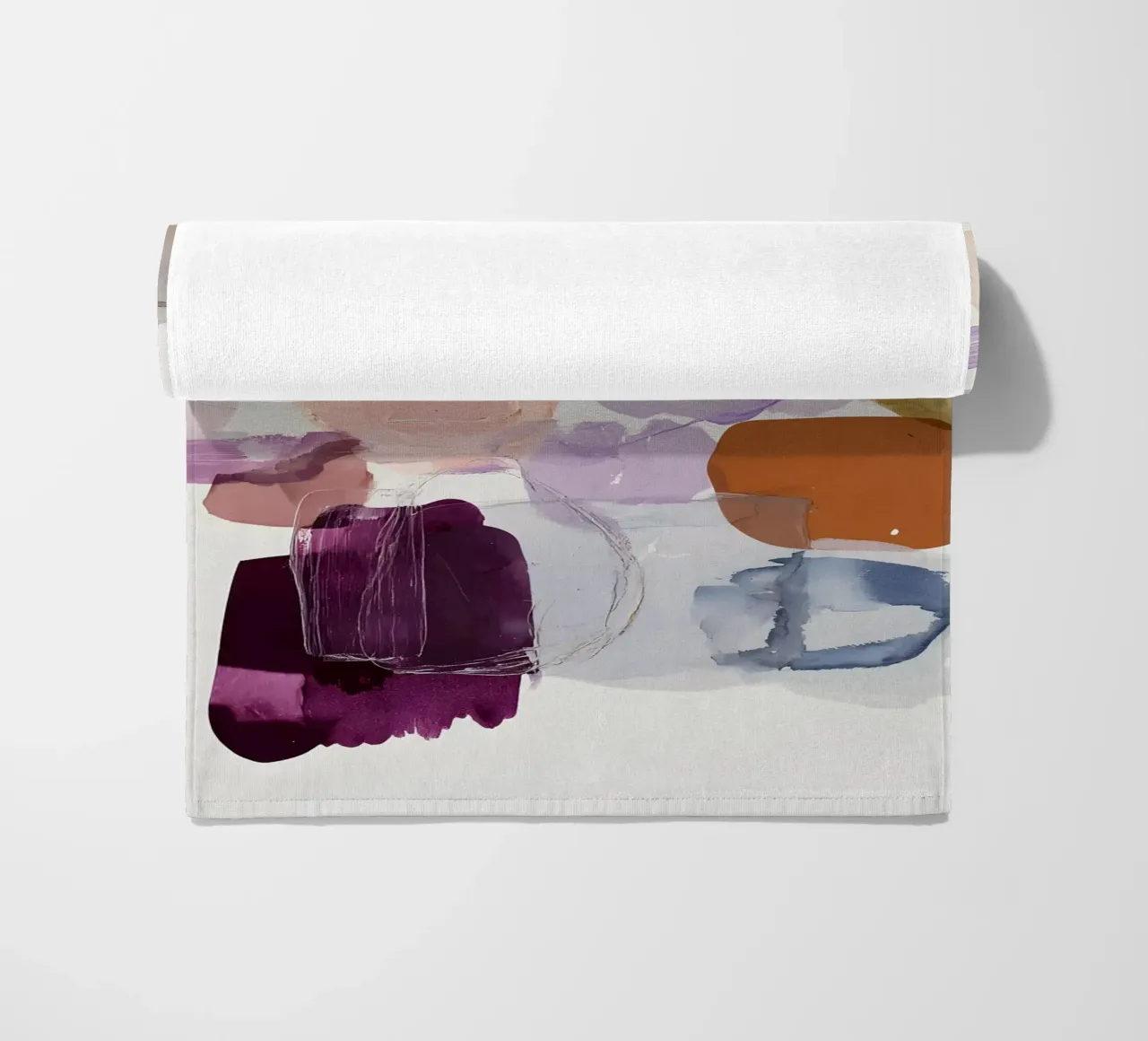 Elegant Purple Forms telo mare da Gypsy Galleria
