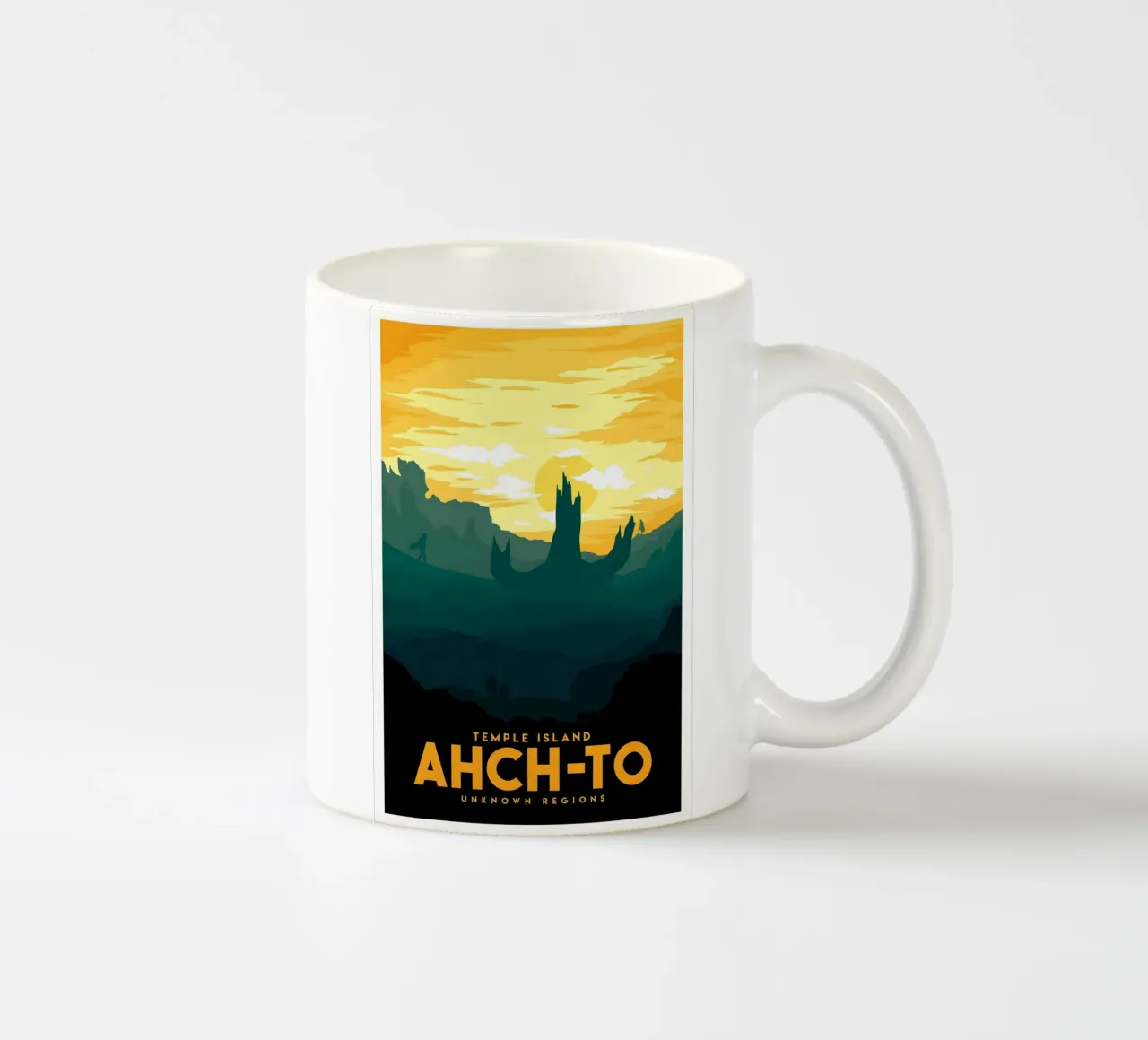 Temple Island Ahch-to Unknown Regions tazza in ceramica da Robert Hoff