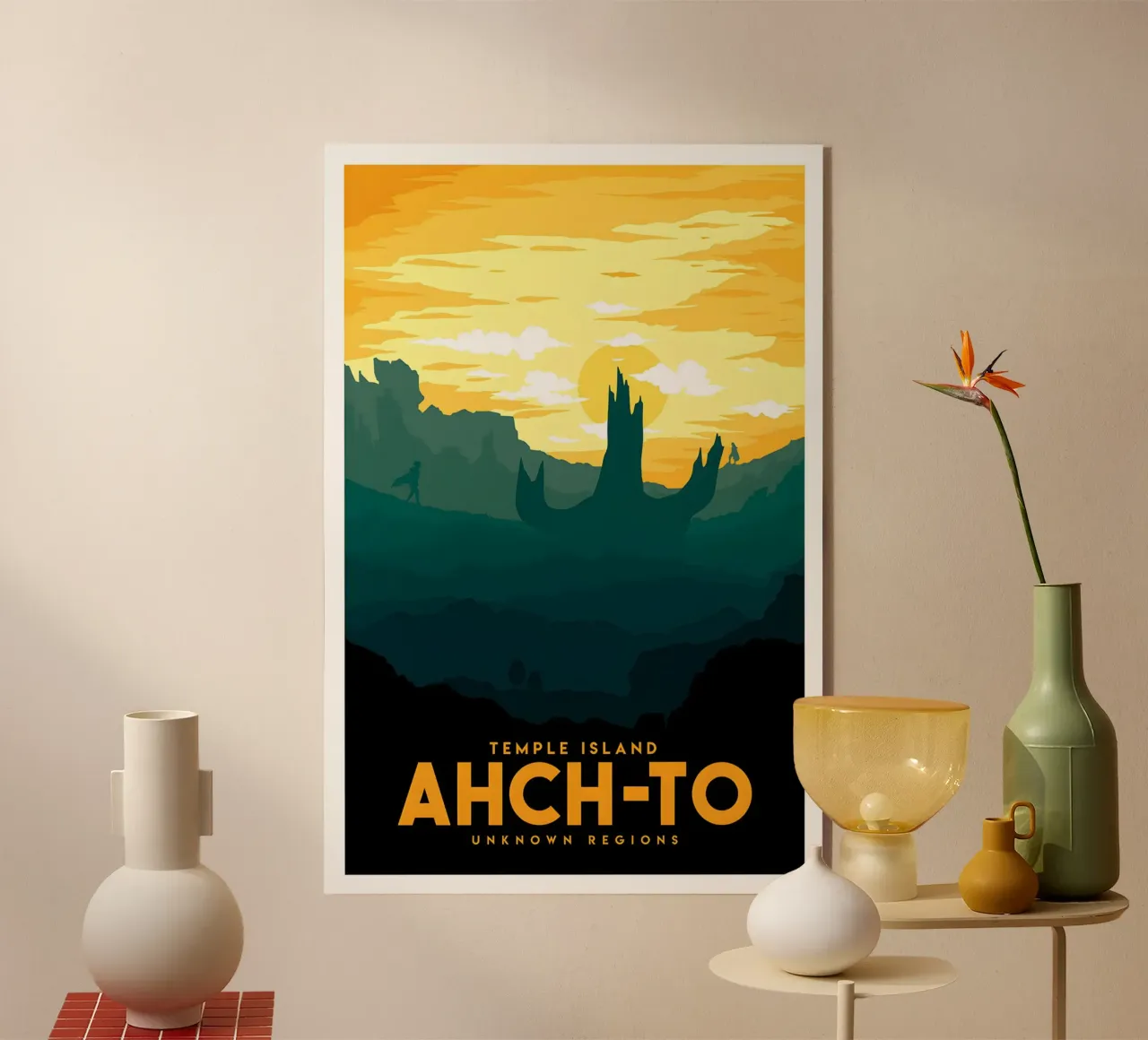 Temple Island Ahch-to Unknown Regions plexiglass da Robert Hoff