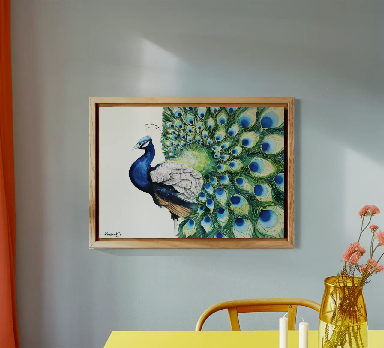 Peacock pannello forex da Karolina Kijak